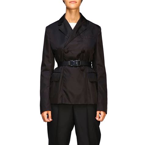 prada zip jacket|Prada women's double breasted jackets.